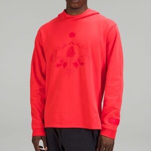 Lululemon Team Canada French Terry Oversized Hoodie Olympics Paris 2024 Red